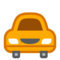 Oncoming Automobile emoji on HTC